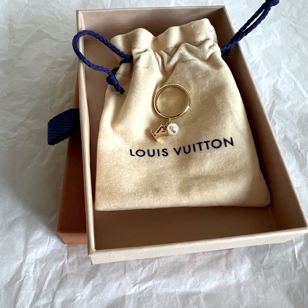 Authentic Louis Vuitton Iconic Louisa Ring size S brand new
